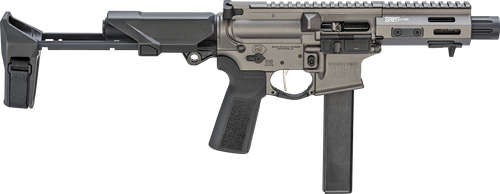 Springfield SAINT Victor PDW Pistol, 9mm, 5.5", SB Tactical HBPDW Brace, Tungsten Finish, 32 Rds