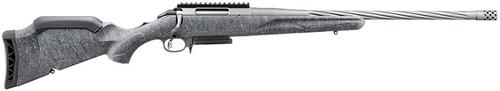 Ruger American II Rifle 46901, 6.5 Creedmoor, 20",Gray Splatter Gen II Stock, Gun Metal Gray Cerakote, Spiral Fluting, 3 Rds