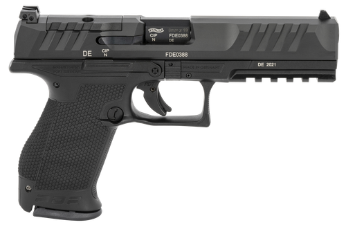 Walther PDP Compact Optic Ready Pistol 2844222, 9mm, 5 in, Polymer Grip, Black Finish, 15 Rd