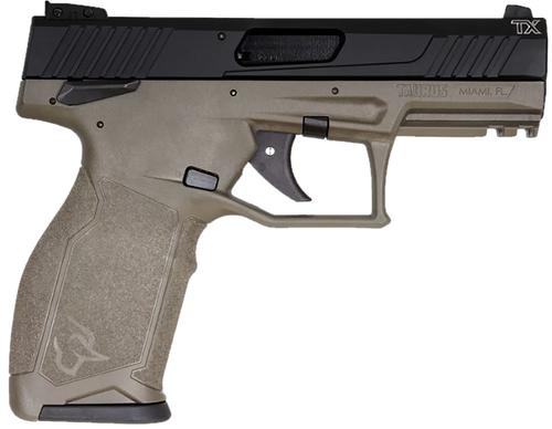 Taurus 2TX Pistol 1-2TX22141O, 22 LR, 4.60in, Textured Grips, OD Green Finish, 16 Rds