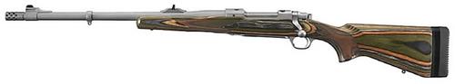 Ruger Guide Gun Rifle 47124, 375 Ruger, 20 in, Green Laminate Stock, Hawkeye Matte Finish