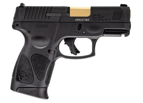 Taurus G3C Pistol 1-G3C931-GB, 9mm, 3.2in, Black Polymer Grips, 12 Rds