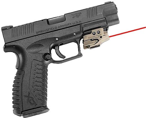 Crimson Trace Rail-Mounted Laser Sight CMR201CTAN, Fits Universal Accessory Rail, Tan Cerakote Finish