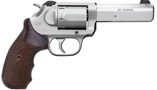 Kimber K6S Revolver 3400031CA, 357 Magnum, 4in, Wood Grips, 6 Rds