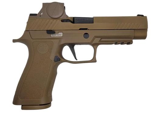 Sig Sauer  P320 M17 Pistol WM17-9-PRO-RM17, 9mm, 4.7in, Coyote Polymer X Grip, 21 Rds
