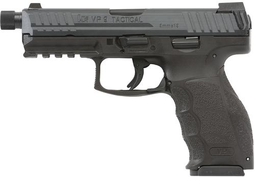 Heckler & Koch VP9 Tactical Striker Fired Pistol 700009TLEA5, 9mm, 4.7 In, Poly Grip, Blue Finish, 15 Rd, Night Sights
