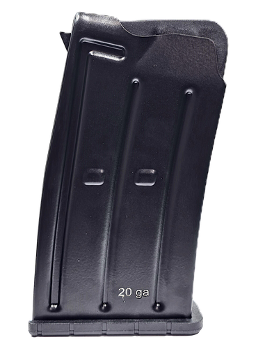 ATI Bulldog 5rd Magazine 20 Gauge, Black Steel