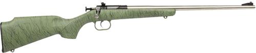 Crickett Youth Bolt Action Rifle 2442, 22 LR, 16.12", Green Synthetic/Black Webbing Synthetic Stock, Blued Steel Finish, 1 Rd.