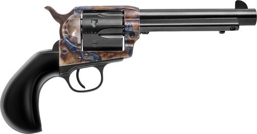 Uberti Outlaws & Lawmen Bonney Revolver 356716, 45 Colt, 5.5", Bison Horn Grip, Case Hardened Finish