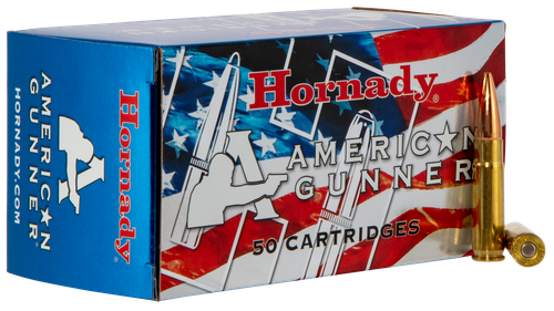 Hornady American Gunner Rifle Ammunition 80897, 300 AAC Blackout, Hollow Point, 125 GR, 2175 fps, 50 Rd/bx