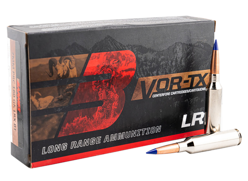 Barnes Rifle Ammunition 32245, 7mm PRC, LRX Boat Tail, 160 gr, 20 Rd/Bx