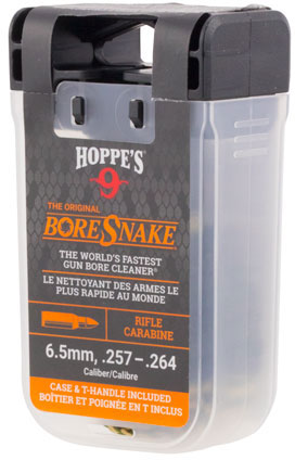 Hoppes 25/264 Quick Cleaning Boresnake w/Brass Weight