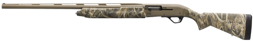 Winchester Repeating Arms SX4 Hybrid Hunter Shotgun 511310291, 12 Gauge, 26", 3.50" , FDE Cerakote Rec/Barrel, Mossy Oak Shadow Grass Habitat Furniture, Fiber Optic Front Sight Left Hand