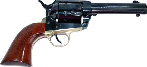 Cimarron Pistolero Revolver PPP22LR, 22 LR, 4.75in, Walnut Grips, Steel Frame Finish, 6 Rds