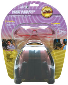 Howard Leight Dusty Rose Earmuffs/Dusty Rose Frame Glasses Combo (R01727)