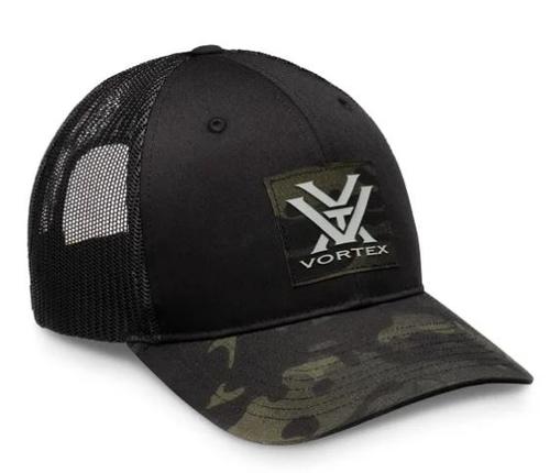 Vortex Pathbreaker Pro Cap, Black, Multi Cam  (222-18-BCA)