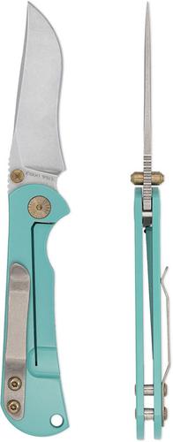 Toor Knives Chasm Folding Knife, Teal Finish (38132402)