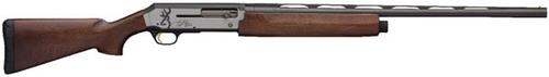 Browning Silver Hunter Micro Midas Semi Auto Shotgun 011412605, 20 Gauge, 26", 3" Chmbr, Turkish Walnut Stock, Two-tone Silver/Black Finish