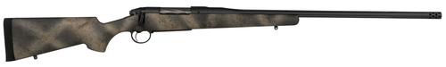 Bergara Premier Highlander Bolt Action Rifle BPR3328N, 28 Nosler, 26", Woodland Camo Stock, Gray Cerakote Finish, 3 Rds
