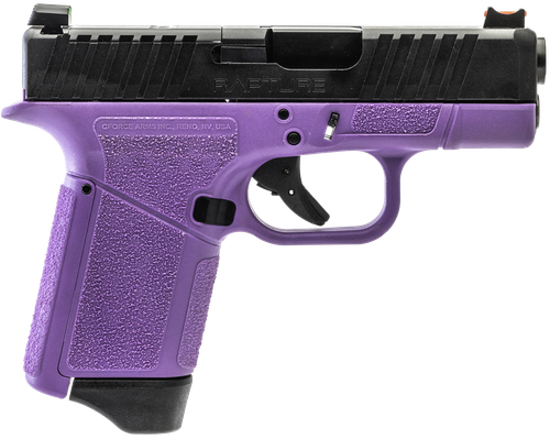 GForce Rapture Optic Ready Pistol GF932512PUB, 9mm Luger, 3.25in, Purple Cerakote Finish, 12 Rds