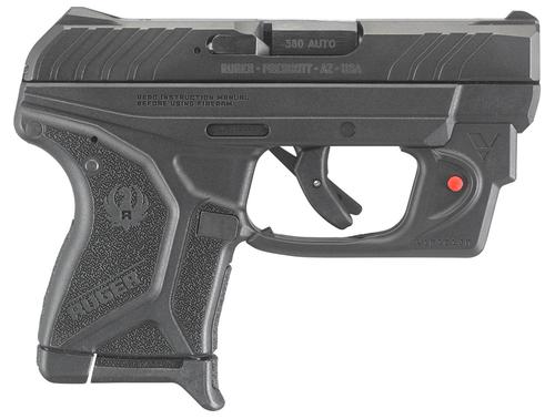 Ruger LCP II w/ Viridian Red Laser Pistol 3758, 380 ACP,  2.75", Black Polymer Grips, Black Finish, 6 Rd