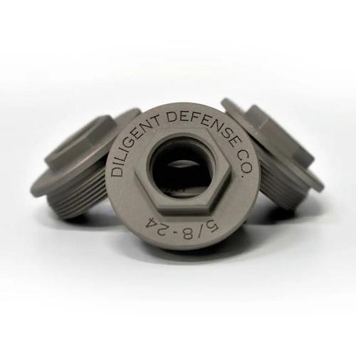 Diligent Defense 1/2x28 HUB Direct Thread Adapter, Titanium