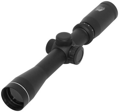 NcStar Pistolero Rifle Scope SEPB2732B, 2x-7x, 32mm, Black, Illuminated Plex Reticle