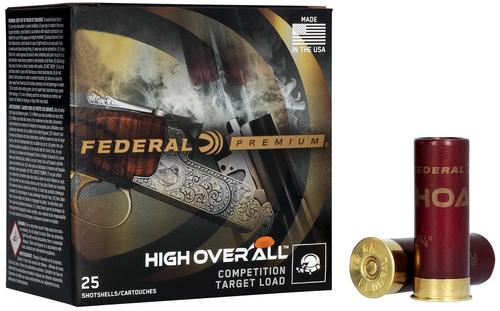 Federal Premium High Overall Shotshells HOA20H75, 20 Gauge, 2-3/4", 7/8 oz, 1275 fps, #7.5 Lead, 25 Rds/bx
