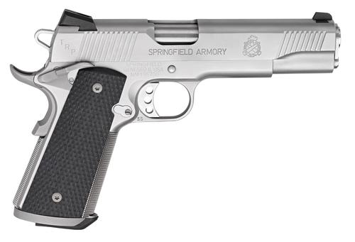 Springfield TRP Service Stainless Pistol PC9107LCA18, 45 ACP, 5in, Black G-10 Grips, 7 Rds
