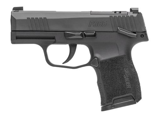 Sigarms P365 Optic Ready Pistol 365-9-BXR3P-MS-SL-CA, 9mm, 3.1in, Black Polymer Grip, 10 Rds