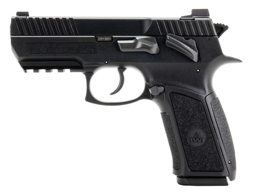 IWI Jericho 941 Enhanced Pistol J941PSL9II, 9mm Luger, 3.80in, Serrated Steel Slide & Polymer Grips, Black Finish, 16 Rds