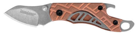 Kershaw Cinder Folding Knife w/Drop Point Blade, Copper (1025CUX)