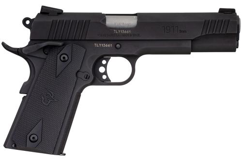 Taurus 1911 SAO Pistol 11911019MM, 9mm Luger, 5", Checkered Polymer Grips, Matte Black Finish, 9 Rds