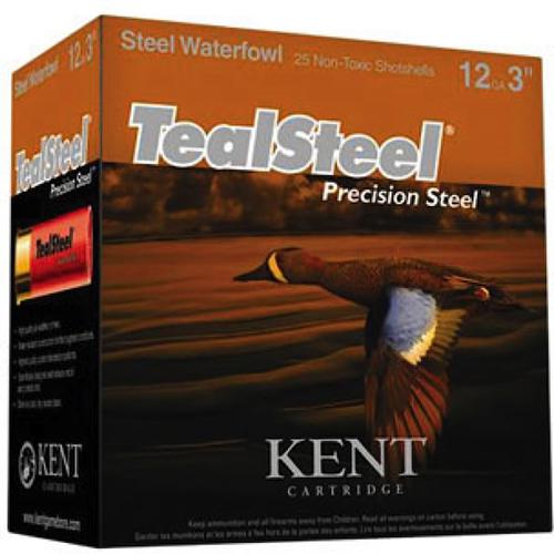 Kent TealSteel Shotshells Waterfowl Shotgun Shells KTS123366, 12 Gauge, 3", 1-1/4 oz, 1350 fps, #6 Shot, 25 Rds/Bx