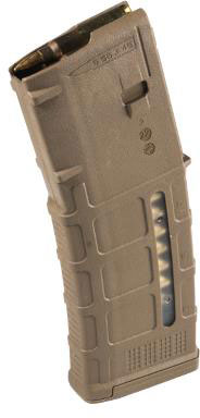 Magpul PMAG Gen M3 5.56mm NATO 30 Round Medium Coyote Tan w/Window Magazine (Mag556-MCT)
