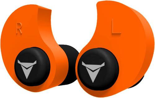 Decibullz Custom Molded Earplugs, Orange (PLG1-ORG)