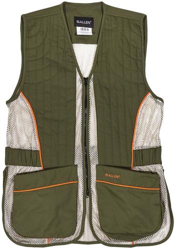 Allen Ace Shooting Vest M/L Olive/Tan, 22611