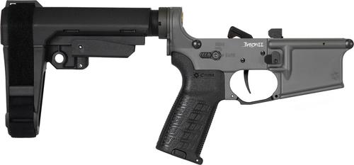 CMMG Banshee MK4 Complete Lower Receiver with Rip Brace, Tungsten Finish