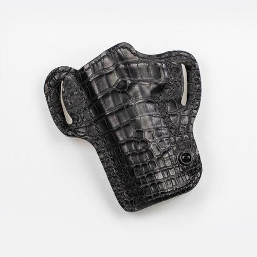 Kimber Geniuine Aligator 1911 4" Holster, Black, Right Hand
