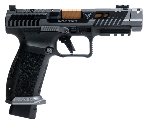 Century TTI Combat Optic Ready Pistol HG7864S-N, 9mm, 4.60in, Interchangeable Backstrap Grips, Black Finish, 10 Rds