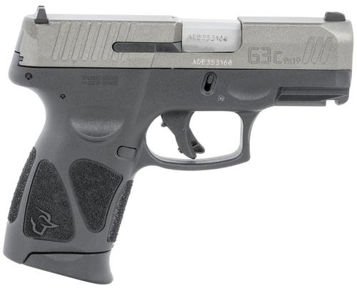 Taurus G3C Pistol 1-G3C93C, 9mm, 3.2in, Black Polymer Grips, 12 Rds