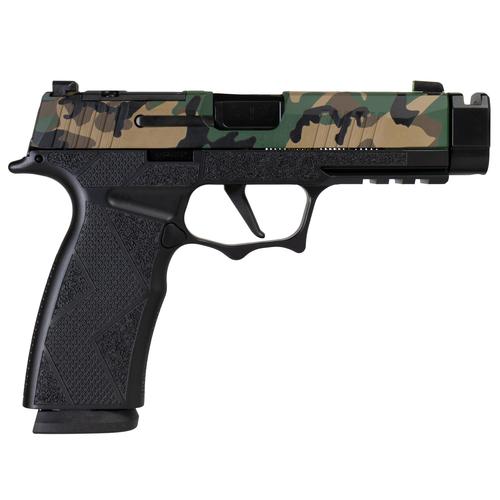 Sig Sauer P365 Macro TacOps Mult-Cam Semi-Auto Pistol, 9mm, 3.7 in, Multi-Cam Slide, Zaffiri Precision Comp, Optic Ready, 17 Rds