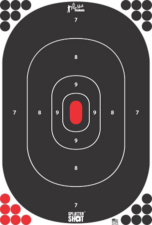 Pro Shot Products 12" x 17" Silhouette Peel and Stick Target, 5 Pack (SILHIN)