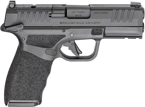 Springfield Hellcat Pro Semi-Auto Optics Ready Pistol HCP9379BOSPMS, 9mm, 3.7", Polymer Grips, Manuel Safety, Black Finish, 15 Rds