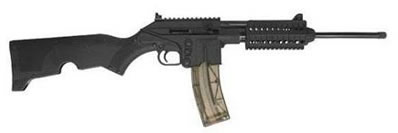 Kel-Tec SU 22 Semi-Auto Rifle SU22C, 22 Long Rifle, 16.1 in, Folding Stock, Black Finish