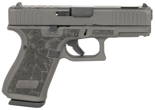 Glock G19 Gen5 MOS Optic Ready Pistol UA195S204NCRUPCOB, 9mm, 4.02in, Black/Cobalt Textured Grips, Cobalt Cerakote Finish, 15 Rds