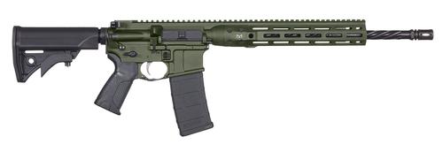 LWRC Individual Carbine Direct Impingement Rifle ICDIR5ODG16ML, 5.56 NATO, 16.10", OD Green Finish, Ambidextrous Controls, 30 Rds