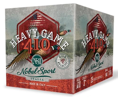 Nobel Sport Heavy Game Shotshells ANS4134, 410 Gauge, 3", 11/16 oz, 1145 fps, #4 Lead , 25 Rds/box