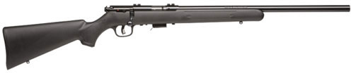 Savage 93R17FV Rimfire Rifle 96700, 17 HMR, 21" Hvy BBL, Bolt Action, Black Syn Stock, Blue Finish, Accutrigger, 5 Rds
