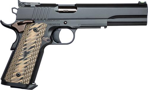 Dan Wesson Kodiak Pistol 01853, 10mm Auto, 6.03" Bull Barrel, Brown G10 Grips, Black Finish, 8 Rds